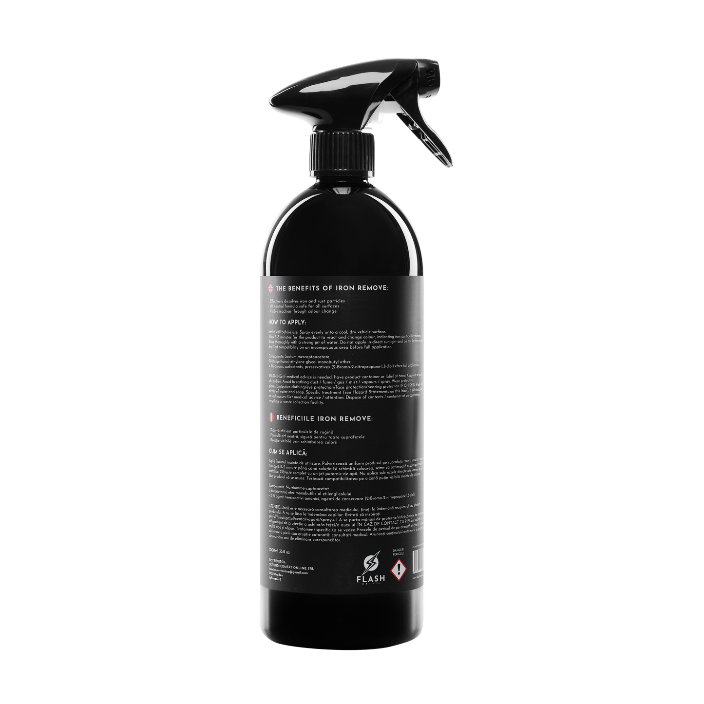 IRON REMOVE 1000ml – CHEMICAL DECONTAMINATION SOLUTION