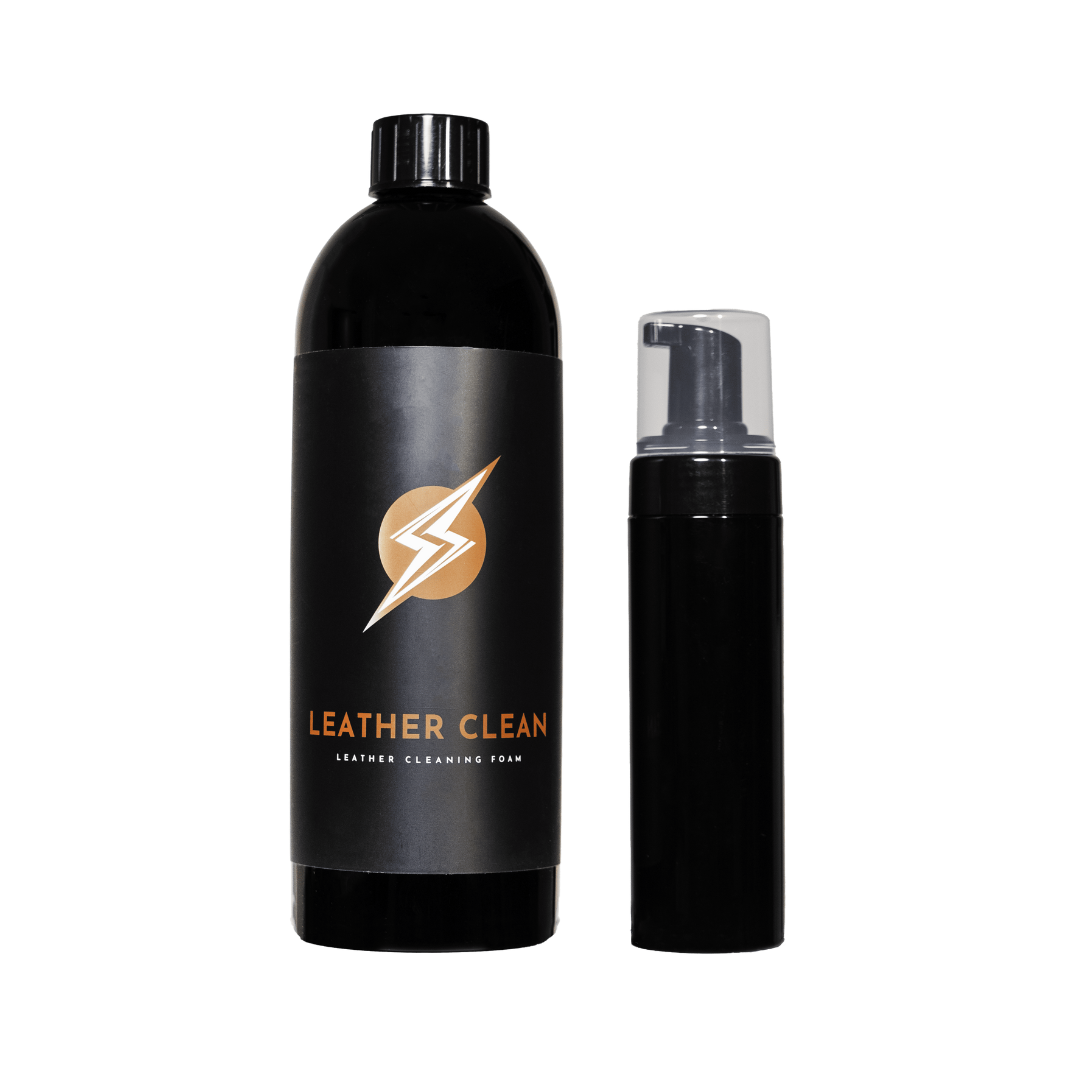 LEATHER CLEAN 1L - LEATHER CLEANING FOAM (FREE FOAM BOTTLE)