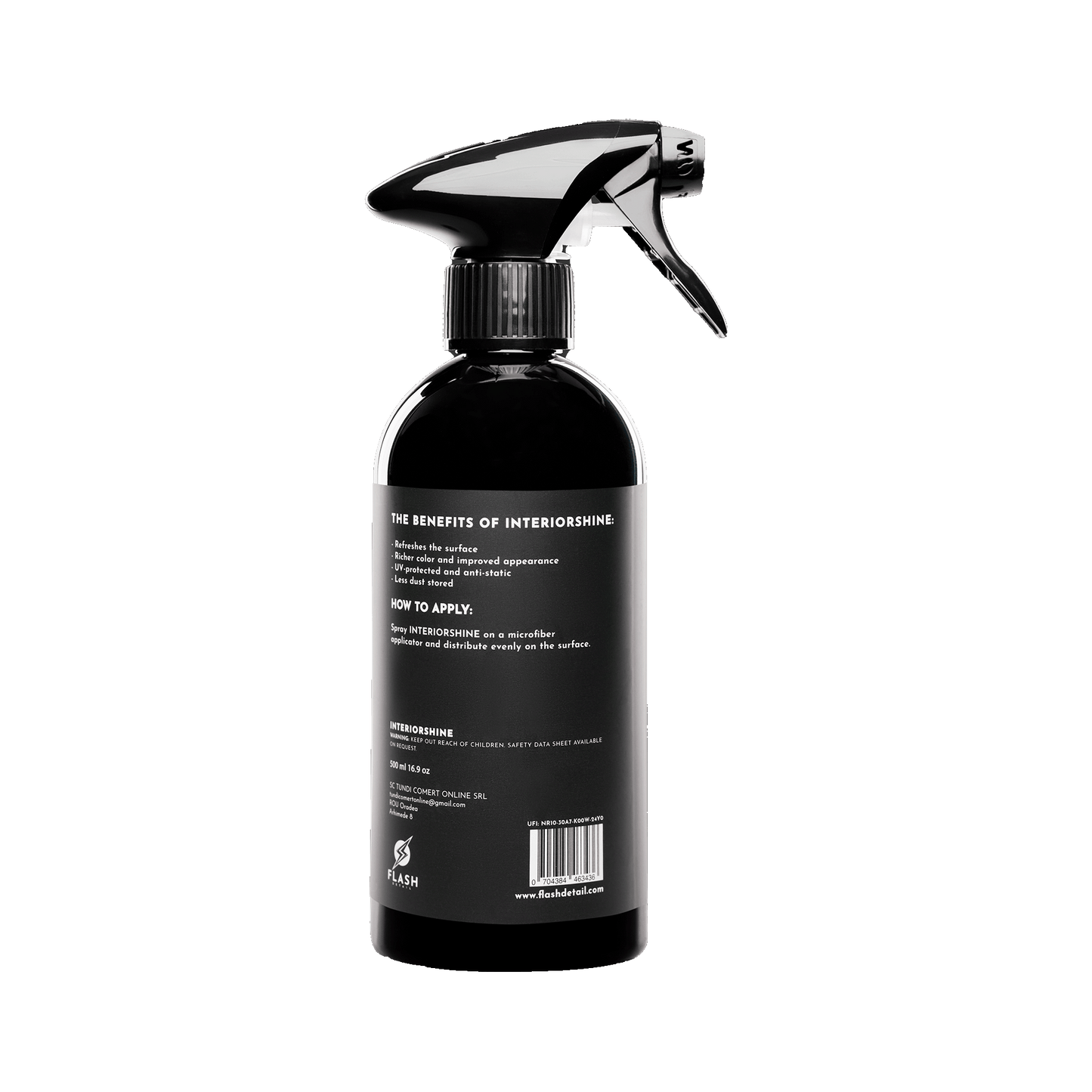 INTERIORSHINE 500ml - INTERIOR PLASTICS DRESSING