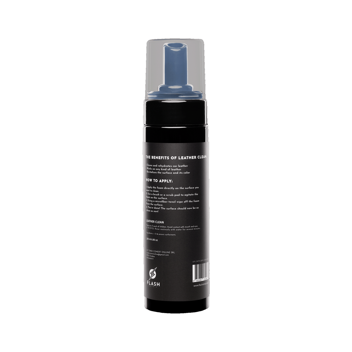 LEATHER CLEAN 200ml - LEATHER CLEANING FOAM