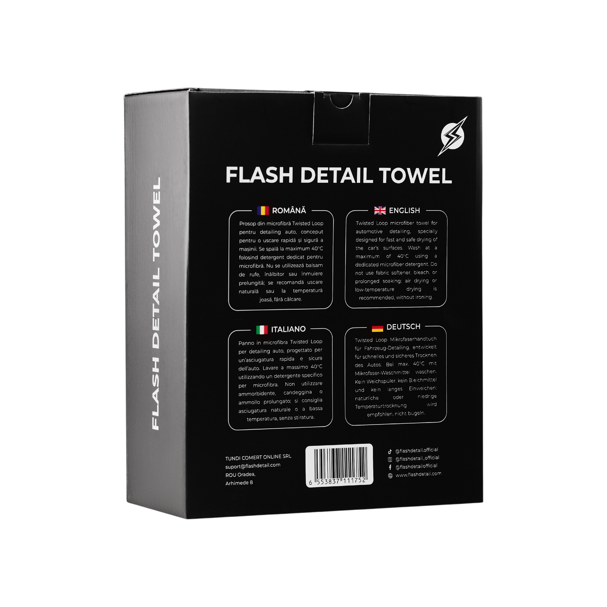 THE FLASH DETAIL TOWEL - The easiest way to dry your car