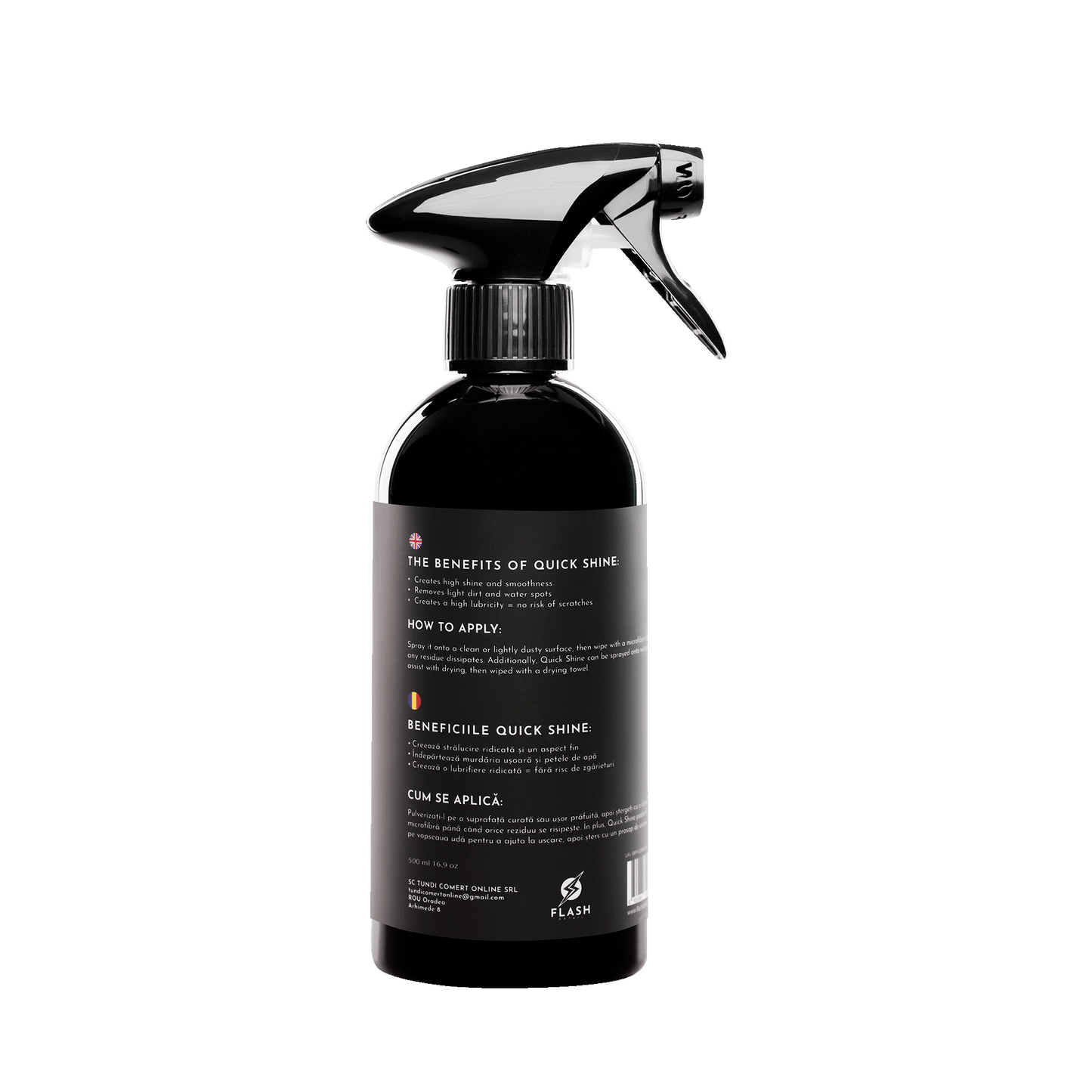 QUICK SHINE 500ml - QUICK DETAILER